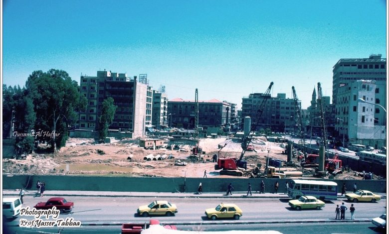  البحصة .. مشروع بناء مجمع يلبغا في دمشق عام 1983
