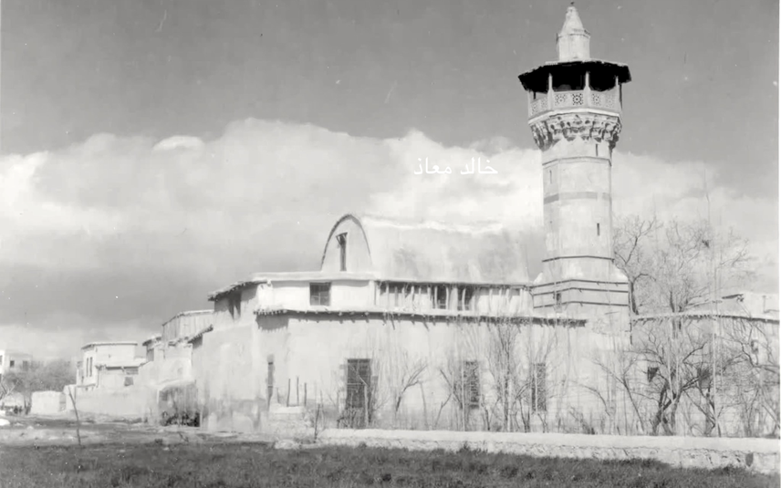 مسجد وأراضي الحيواطية قرب مشفى وكازية المجتهد بدمشق عام 1956