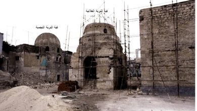 دمشق – المدرسة الشامية و المقامات التابعة لها أثناء عملية الترميم (34)
