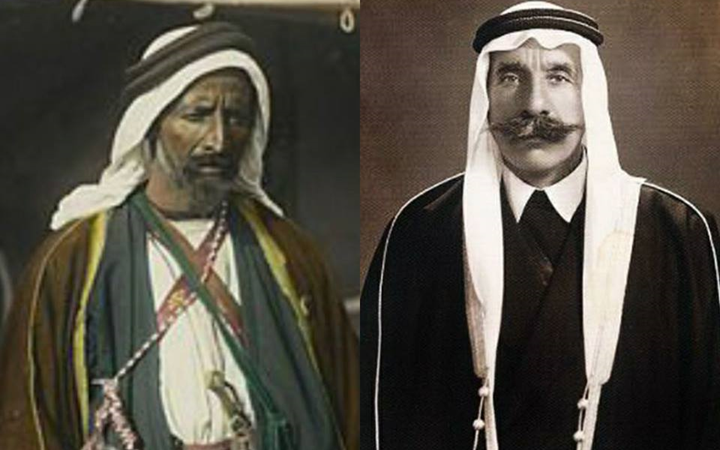 سلطان الأطرش والشيخ عودة أبو تايه عند نهب أسواق دمشق 1918