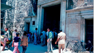 دمشق 1983 -  مدخل المسجد الأموي