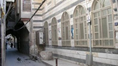 دمشق  – واجهة المدرسة البادرائية  (10)