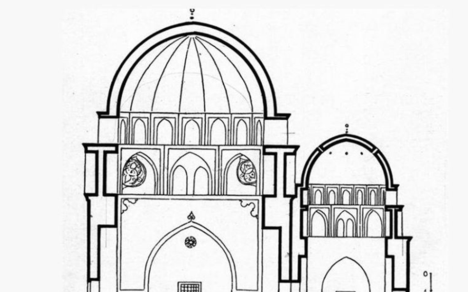 دمشق –  مخطط توضيحي للمدرسة الفروخشاهية والتربة الأمجدية (10)