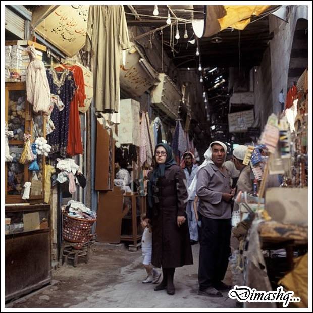 التاريخ السوري المعاصر - دمشق 1985- أول سوق الخياطين