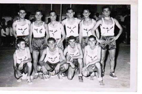 التاريخ السوري المعاصر - دمشق- فريق نادي الغوطة عام 1954
