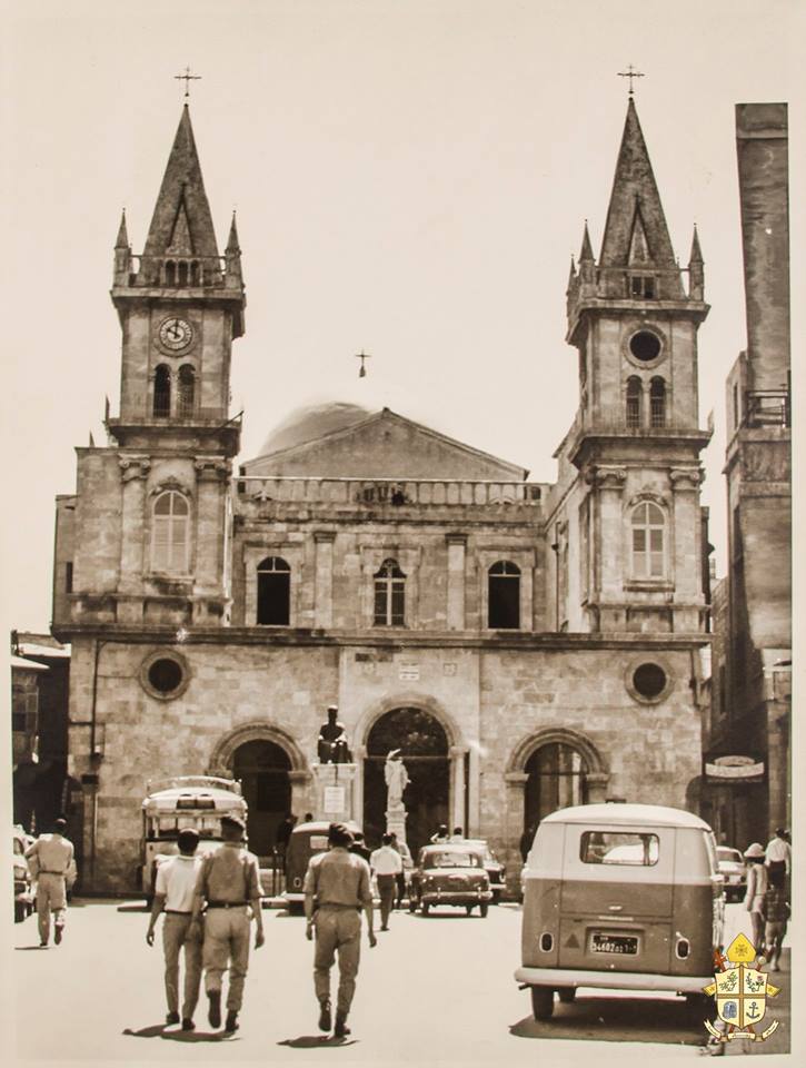 التاريخ السوري المعاصر - Aleppo 1968: A view on the St. Elias Maronite Catholic Church