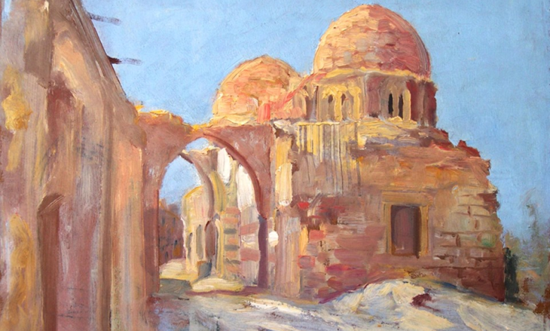 دمشق 1934 .. لوحة للفنان ميشيل كرشة (3)