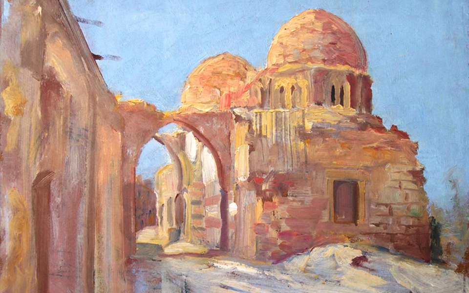دمشق 1934 .. لوحة للفنان ميشيل كرشة (3)