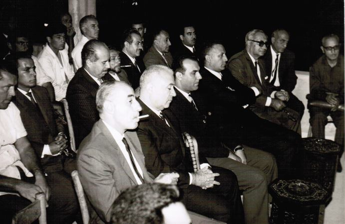 دمشق 1969 - حفل تكريم عميد حكام كرة القدم فوزي تللو