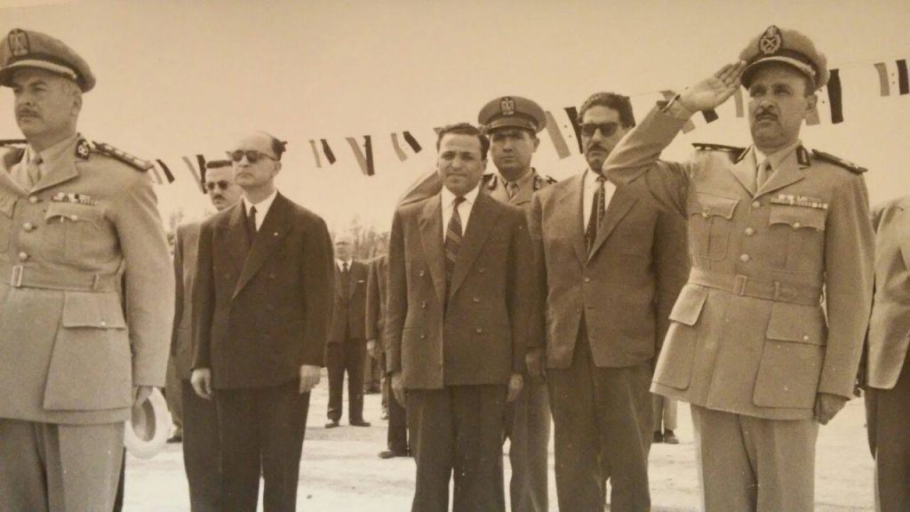 التاريخ السوري المعاصر - اللواء محمد الجراح في مدرسة الشرطة - شارع النصر 1960