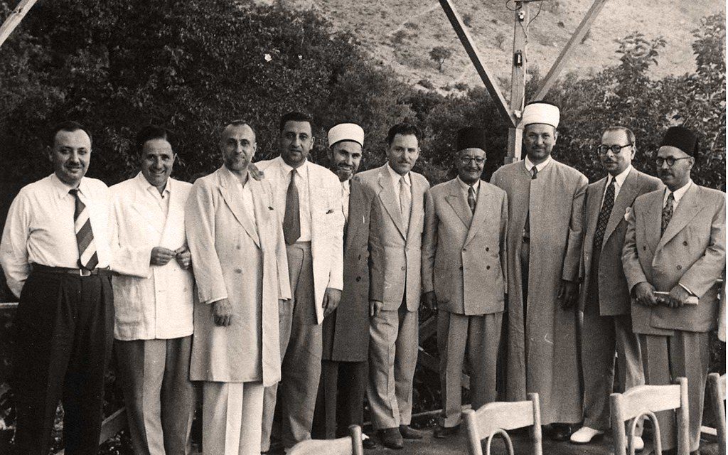 التاريخ السوري المعاصر - عمر بهاء الدين الأميري ومصطفى السباعي وآخرون عام 1960