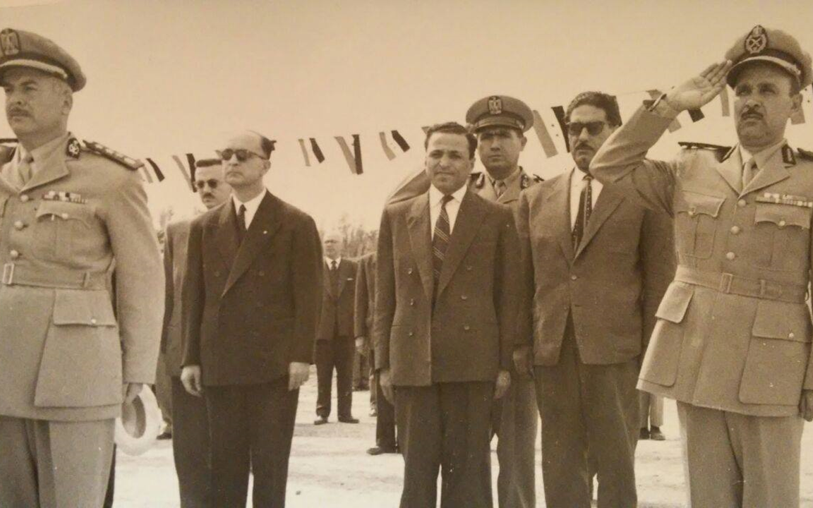 اللواء محمد الجراح في مدرسة الشرطة - شارع النصر 1960