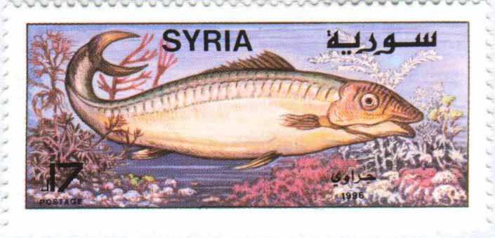 التاريخ السوري المعاصر - طوابع سورية 1997 – الأسماك