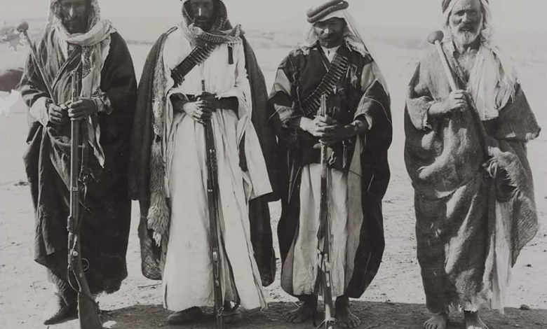رجال قبليون من رأس العين عام 1911