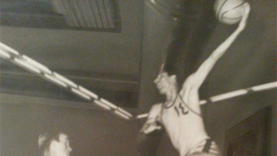 شامل داغستاني .. نجم سورية الدولي بكرة السلة في لقاء نادي القادسية في الكويت عام 1966