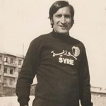 جورج مختار حارس مرمى المنتخب السوري لكرة القدم في نهاية الستينيات