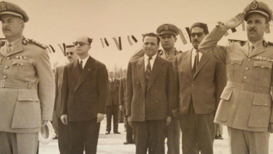 اللواء محمد الجراح في مدرسة الشرطة - شارع النصر 1960