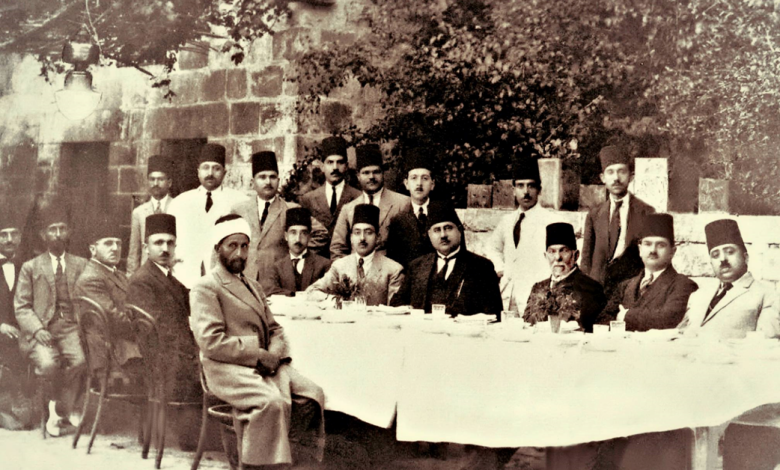 التاريخ السوري المعاصر - الدكتور رضا سعيد في ضيافة مرعي باشا الملاح عام 1925