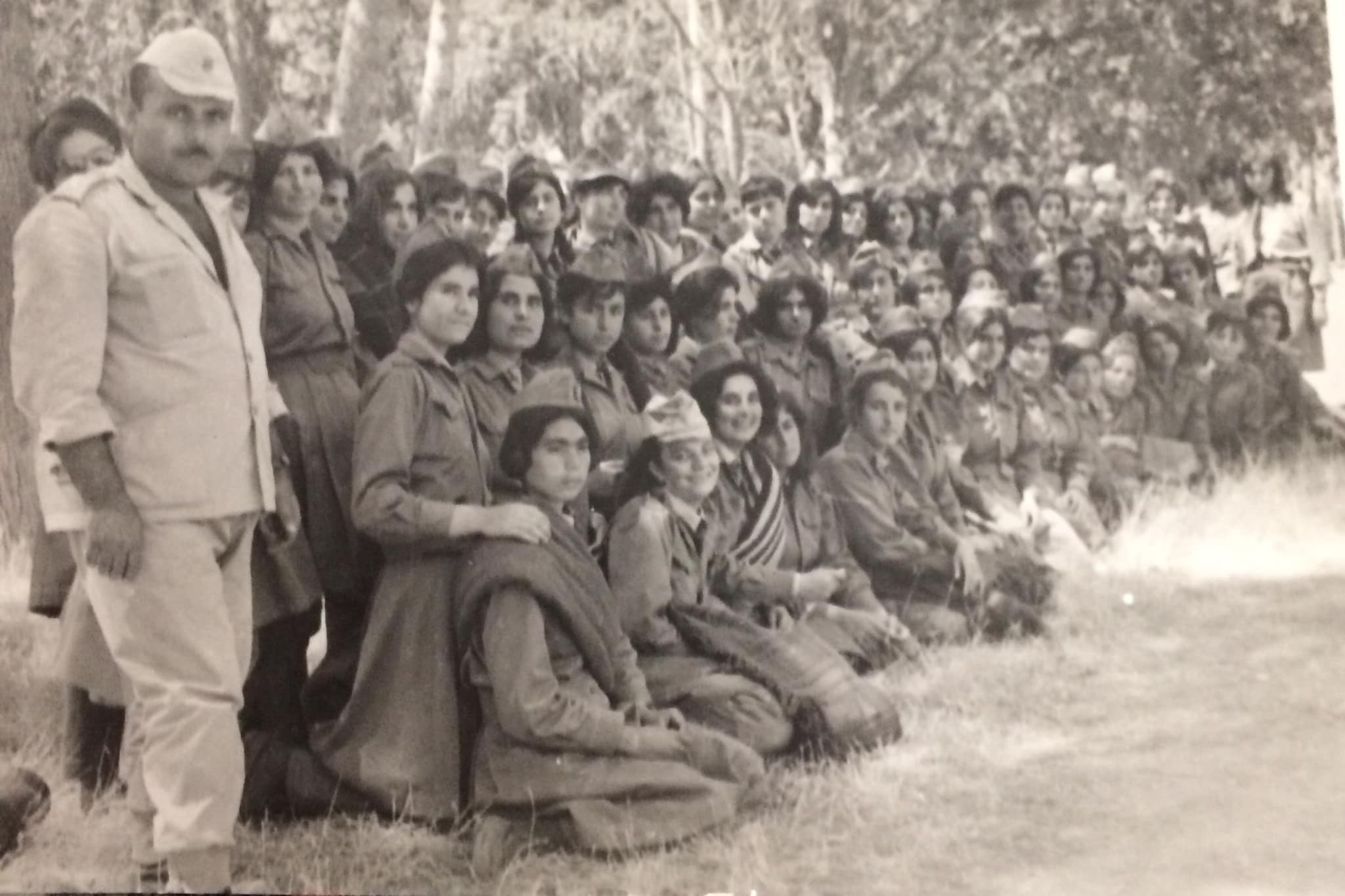 من معسكر الفتوة بالمدرسة الزراعية في سلمية عام 1965