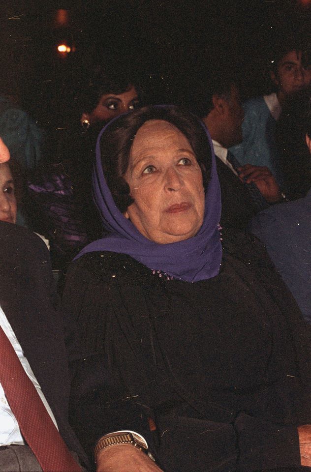 التاريخ السوري المعاصر - دمشق 1989 – أمينة رزق في افتتاح مهرجان دمشق السينمائي السادس