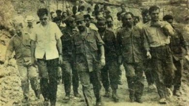 زيارة أعضاء من قيادة البعث إلى المعسكر الانتاجي لاتحاد الطلبة في كسب 1968