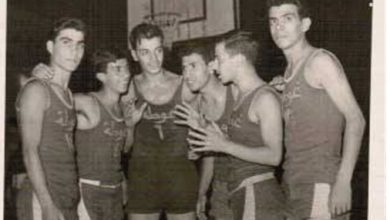 التاريخ السوري المعاصر - فريق الغوطة لكرة السلة الفائز بكأس العميد مطيع السمان عام 1962