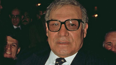 دمشق 1989 - فريد شوقي في افتتاح مهرجان دمشق السينمائي السادس