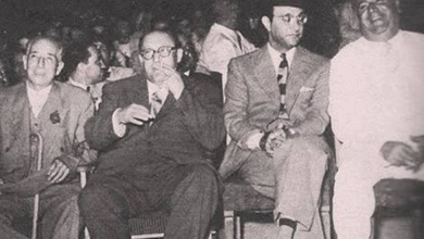 دمشق 1957- محمد عبد الوهاب في ضيافة صبري العسلي في معرض دمشق الدولي