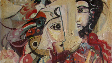من وحي تدمر .. لوحة للفنان أحمد مادون (17)