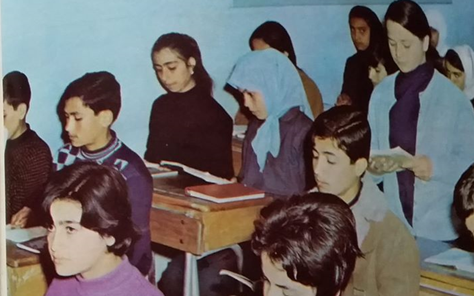 الرقة 1972- مدرسة عبد الناصر في الطبقة