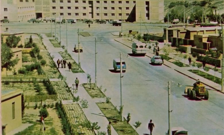 الرقة  1972-  مديرية سد الفرات في مدينة الطبقة