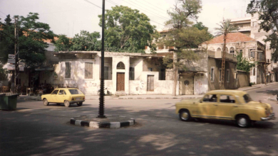 التاريخ السوري المعاصر - اللاذقية - شارع بغداد في تسعينيات القرن الماضي..