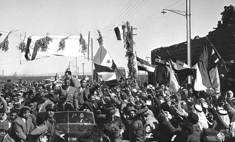 جمال عبد الناصر في السويداء بمناسبة العيد الثانى للوحدة عام 1960م (4)