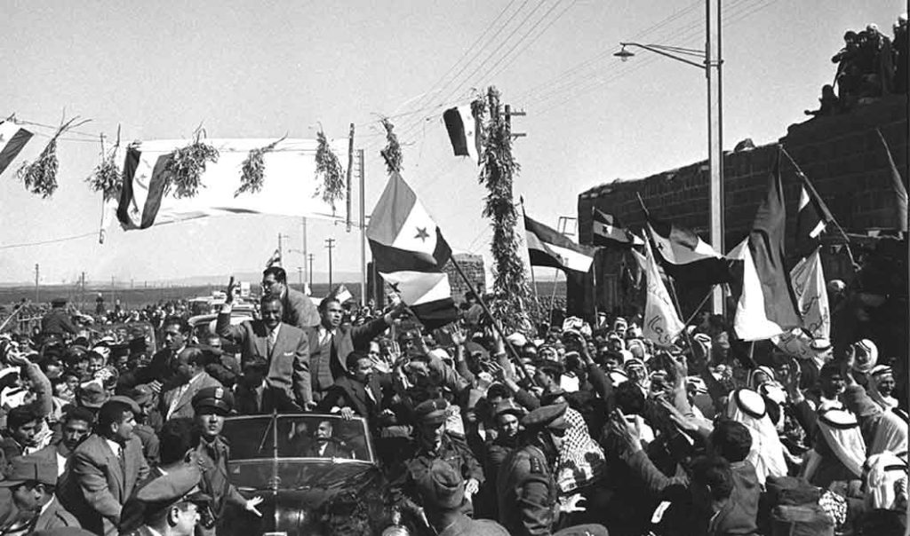 التاريخ السوري المعاصر - جمال عبد الناصر في السويداء بمناسبة العيد الثانى للوحدة عام 1960م (4)