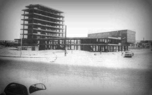 اللاذقية 1969- مبنى البلدية قيد الإنشاء  