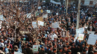 التاريخ السوري المعاصر - دمشق 1999- مظاهرة تضامنية مع العراق (1)