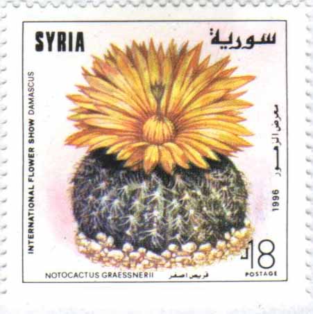 التاريخ السوري المعاصر - طوابع سورية 1996-  معرض الزهور الدولي