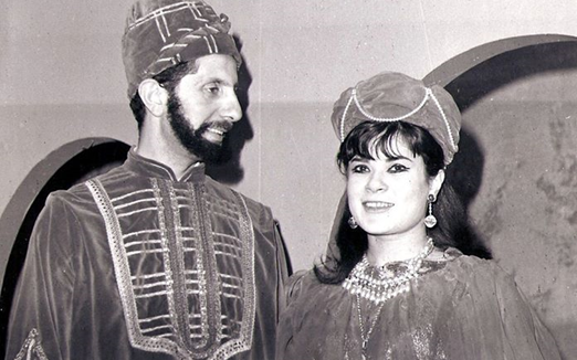 رياض نحاس وأميمة الطاهر في مسلسل (أبجد هوز)