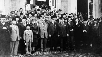 المشاركون في تأسيس الهلال الأحمر السوري بدمشق في أربعينيات القرن العشرين