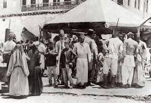 دمشق 1900- خيمة العيد في سوق الخيل