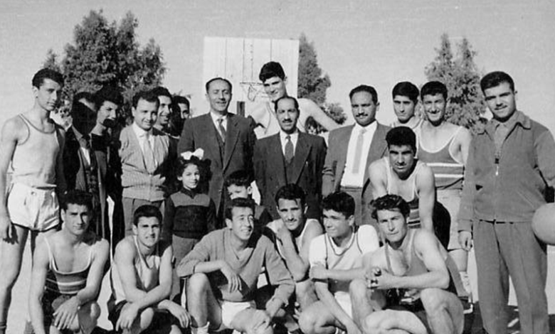 التاريخ السوري المعاصر - دمشق 1959- مباراة بين ثانوية التجهيز الأولى والثانية