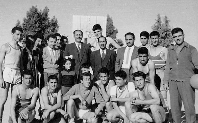 دمشق 1959- مباراة بين ثانوية التجهيز الأولى والثانية