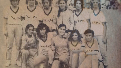 منتخب سورية المدرسي للطالبات بكرة اليد عام 1973