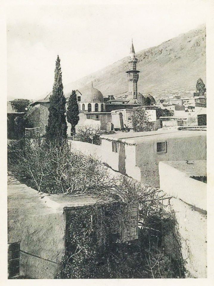 التاريخ السوري المعاصر - دمشق 1920 - مسجد الشيخ محي الدين بن عربي