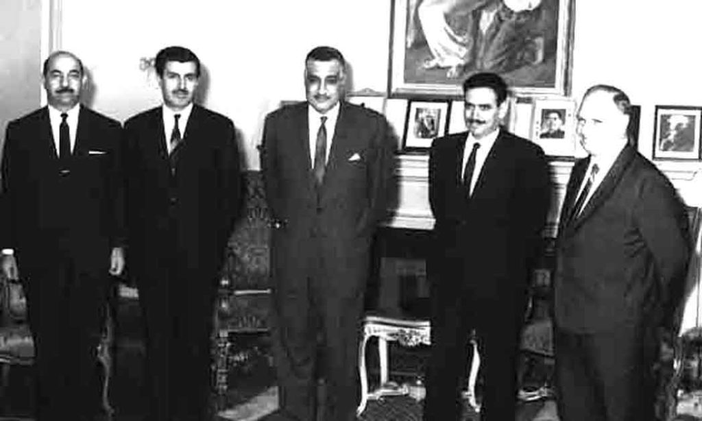 التاريخ السوري المعاصر - جمال عبد الناصر يستقبل إبراهيم ماخوس - حزيران 1966 (7)