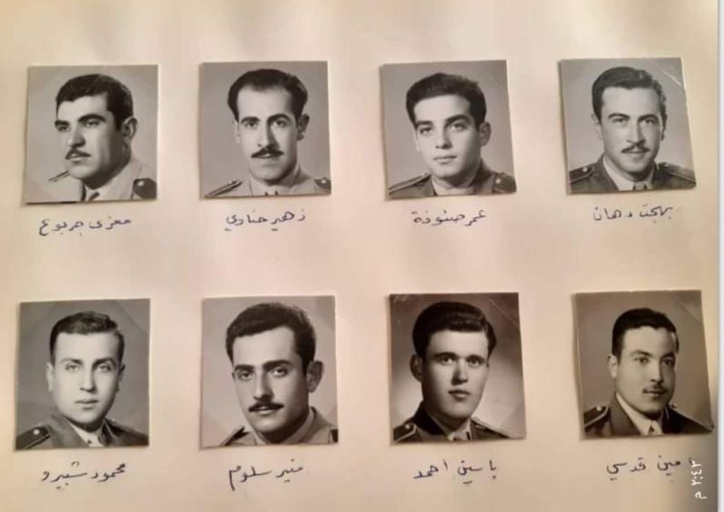 التاريخ السوري المعاصر - طلاب دورة 1952 - 1954- طيارون حربيون 