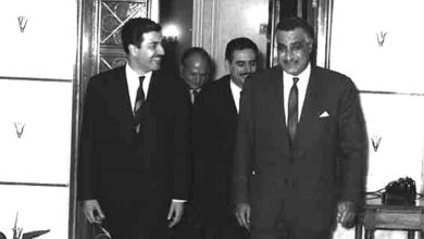 جمال عبد الناصر يستقبل إبراهيم ماخوس - حزيران 1966 (4)