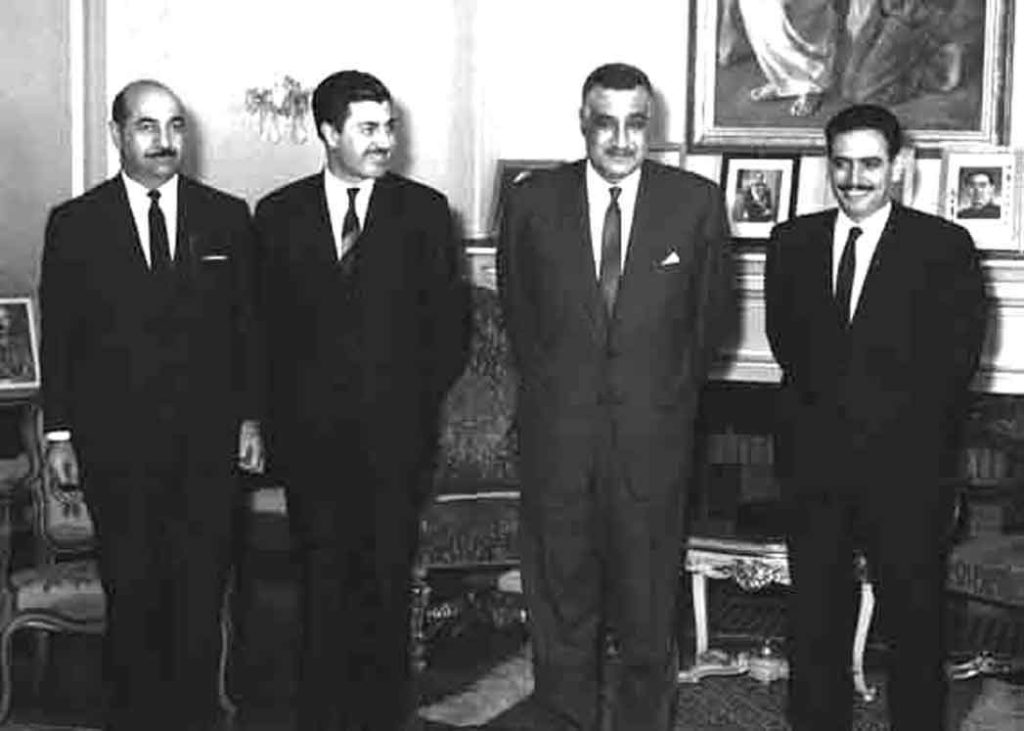 جمال عبد الناصر يستقبل إبراهيم ماخوس - حزيران 1966 (3)