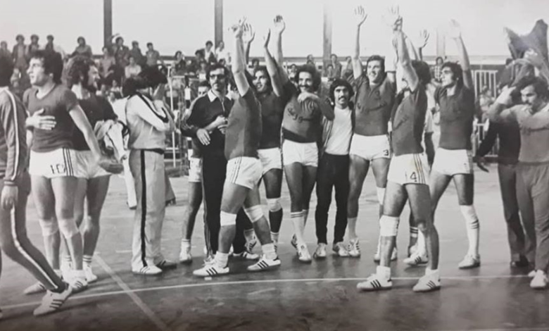 منتخب سورية بكرة اليد الفائز بذهبية الدورة العربية الخامسة بدمشق عام 1976