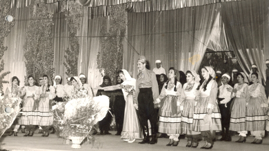 الحضور الأول لفيروز والفرقة الشعبية اللبنانية في معرض دمشق الدولي السادس 1959